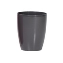 фото mini №1, Flowerpot prosperplast 16 centimeters x 16 x 18, 3 centimeters diameter 16 centimeters plastic shades of gray 1 silver