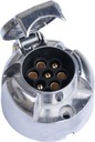 Гнездо, разьемов 7 pin металл 12v до прицепа автомобильные прицепа доставка1, цена в Украине