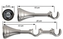 фото mini №16, Cornice double 19 mm+ 19 mm 400 centimeters