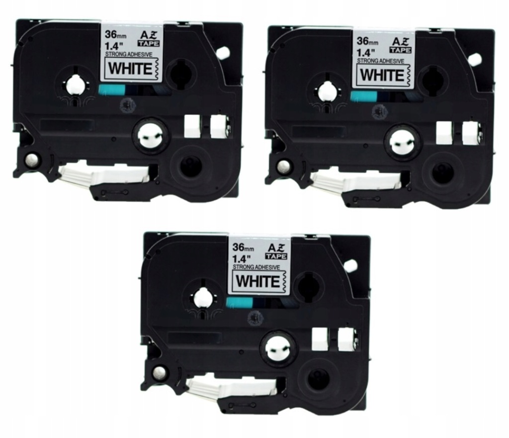 3 Kusy Páska Pro Brother TZe-S261 36 mm Bílá S261