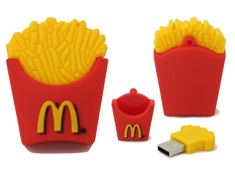 Usb flash disc 128 Gb Žluté Hranolky MC Donald's