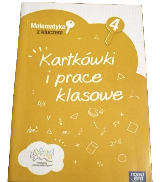 MATEMATYKA Z KLUCZEM 4 SPRAWDZIANY testy kartkówki