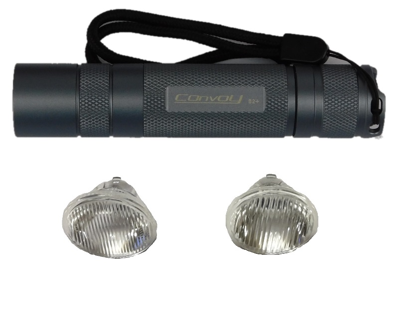 Latarka Convoy S2+ lampka na rower EDC kolimator