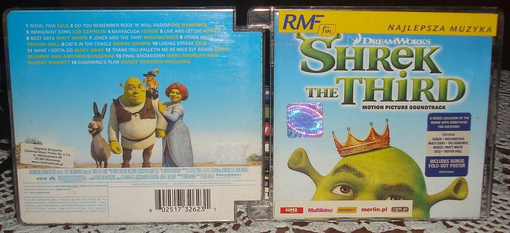 Shrek the third soundtrack 2007