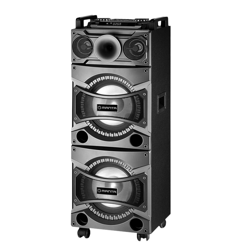 OUTLET Głośnik bluetooth DJ karaoke Manta SPK5012