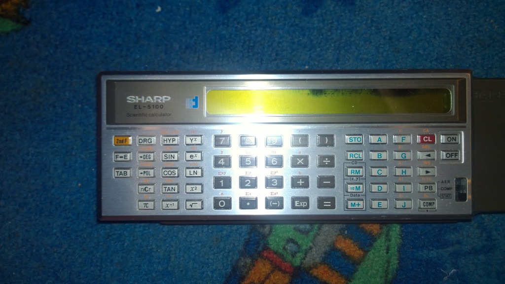 Sharp El-5100 vintage stary kalkulator