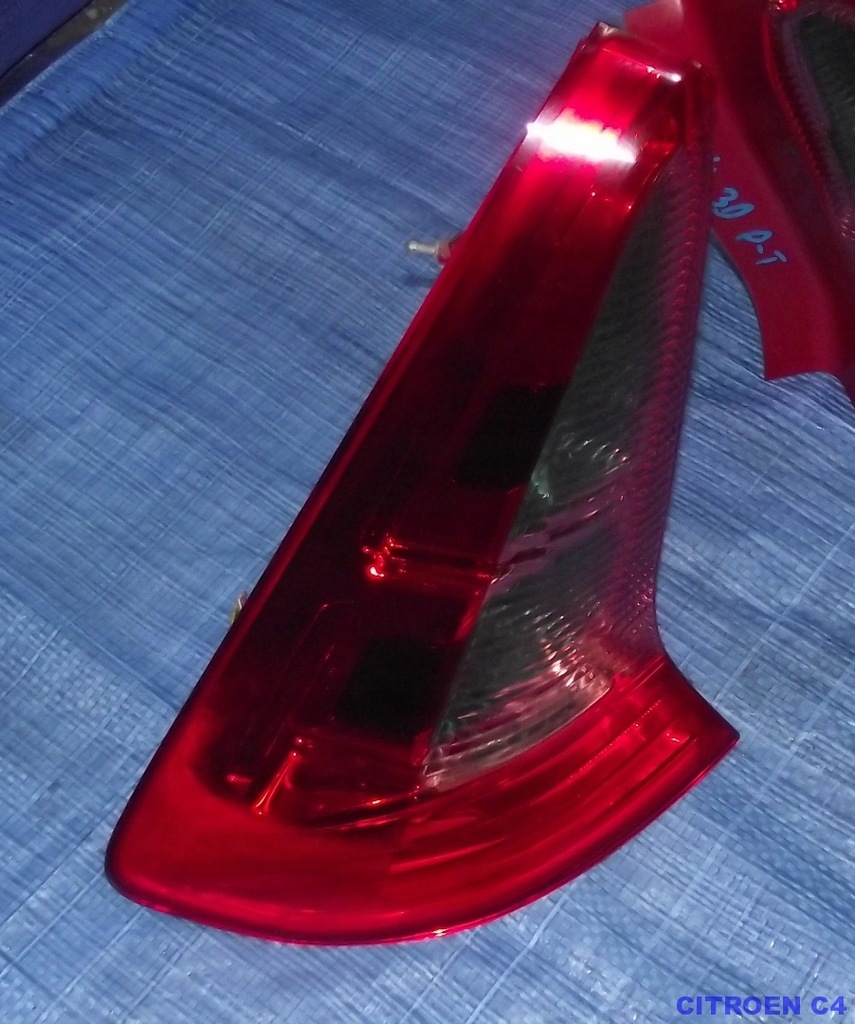 Citroen C4 3D Lampa Tylna Lewa Demontaż - 6660076072 - Oficjalne Archiwum Allegro