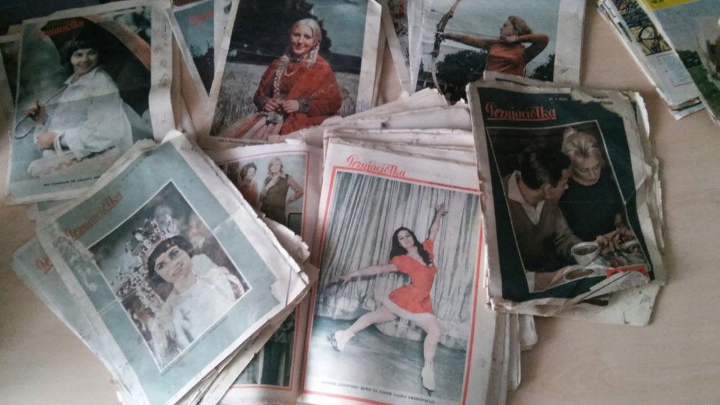 Czasopismo PRZYJACIÓŁKA 1968-1974(cały rok)