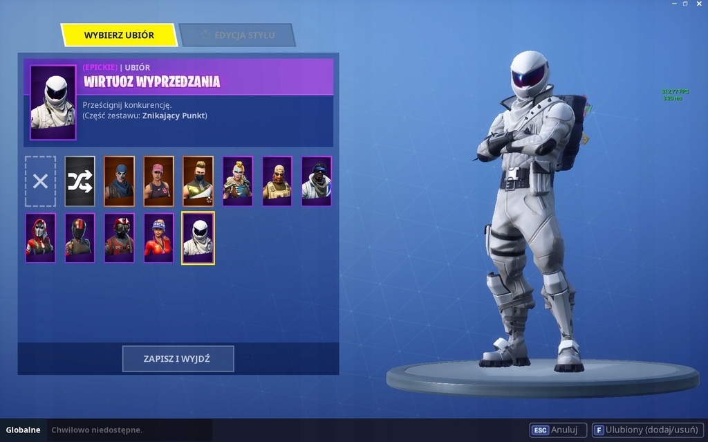 KONTO FORTNITE BIAŁY MOTOCYKLISTA RŚ OKAZJA HIT!!!
