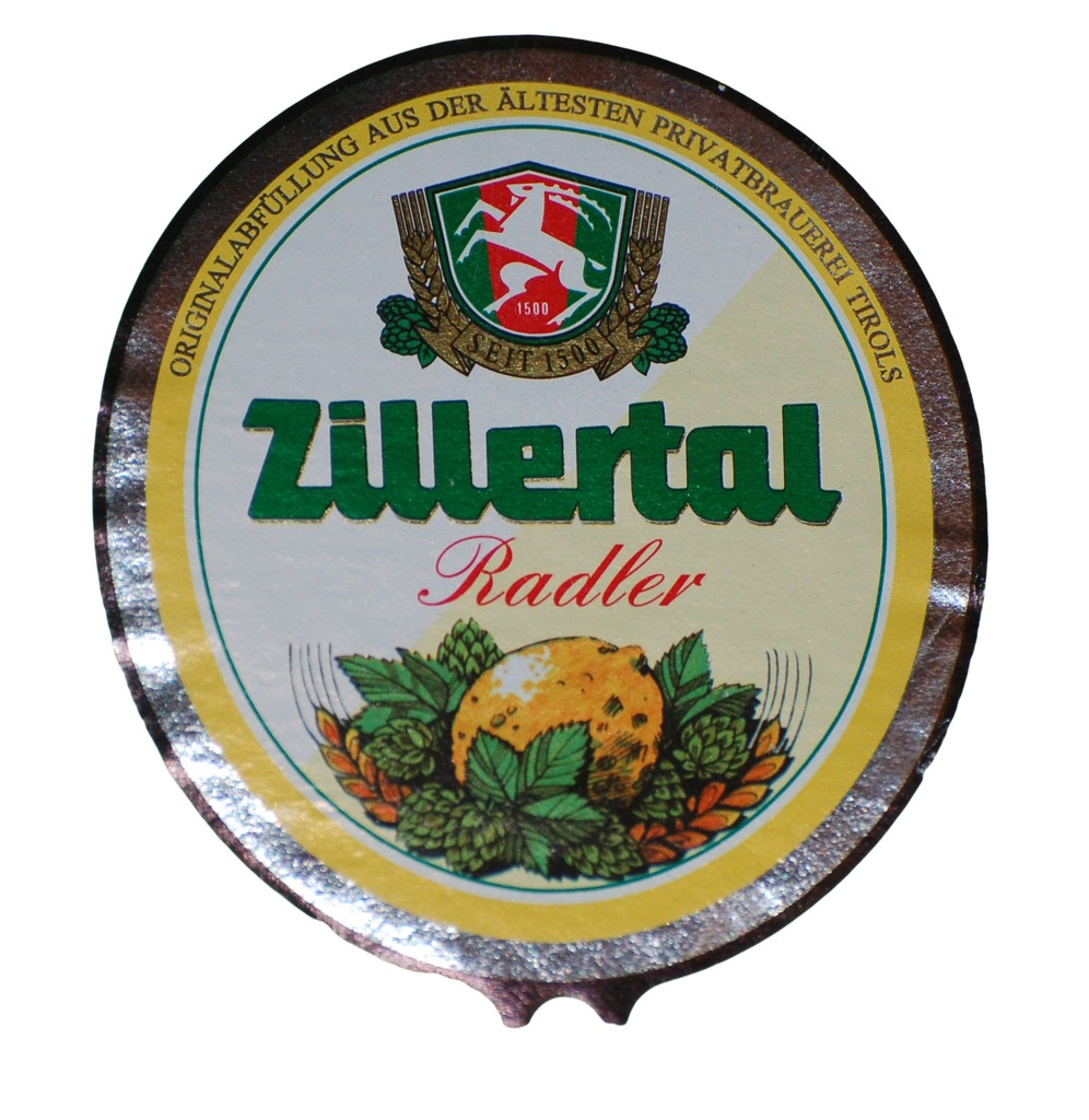 ETYKIETA PIWNA ZILLERTAL BEER Austria