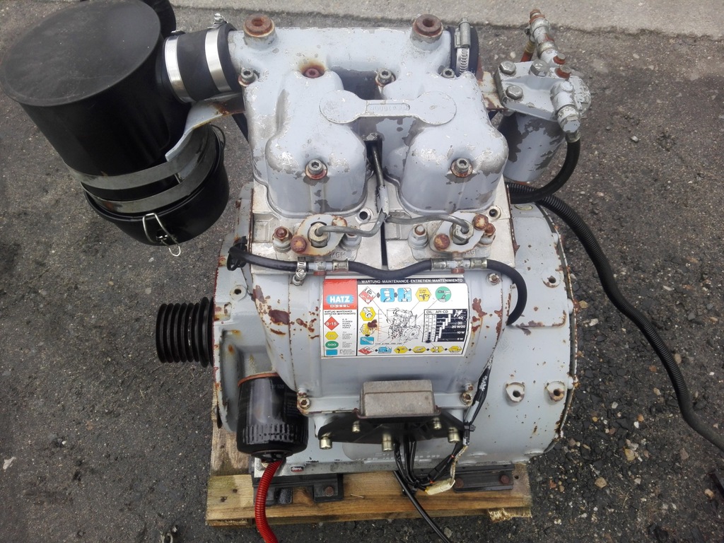 Silnik Hatz 2 cylindrowy