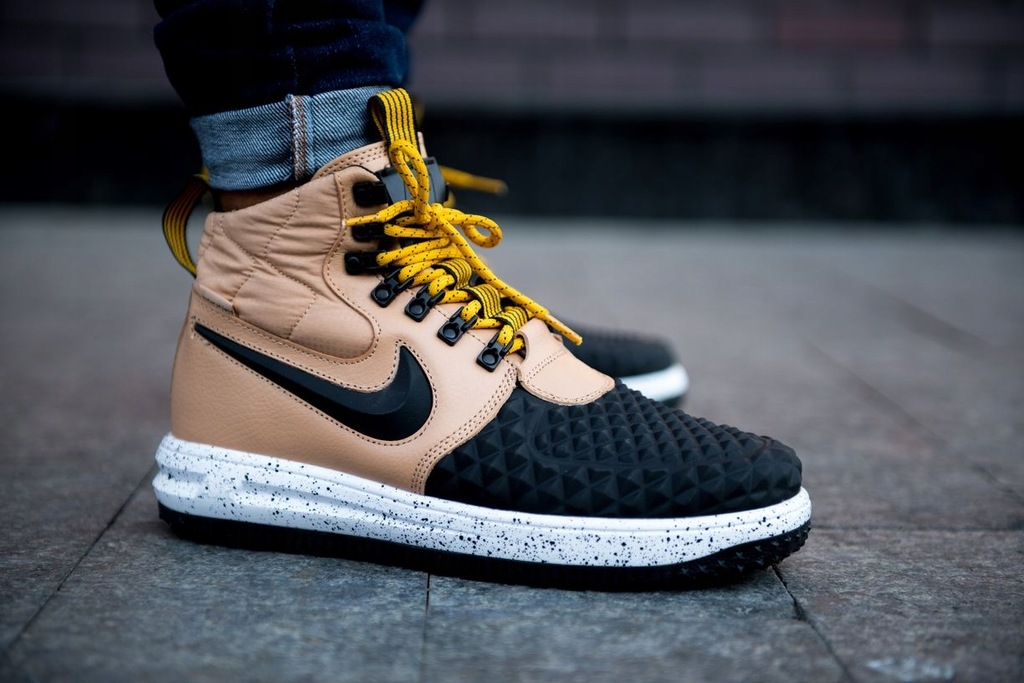 Nike Lunar Force 1 Duckboot 17 Gold Black r41