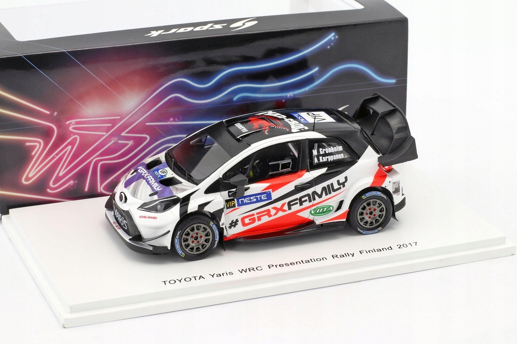 SPARK TOYOTA YARIS WRC VIP Gronholm Finland17 1:43