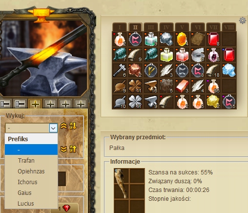 Gladiatus konto Top5 s39