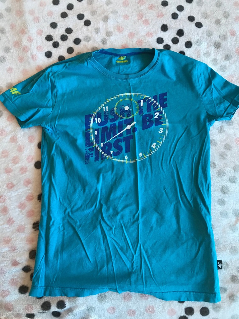 4F T-Shirt niebieski rozmiar S