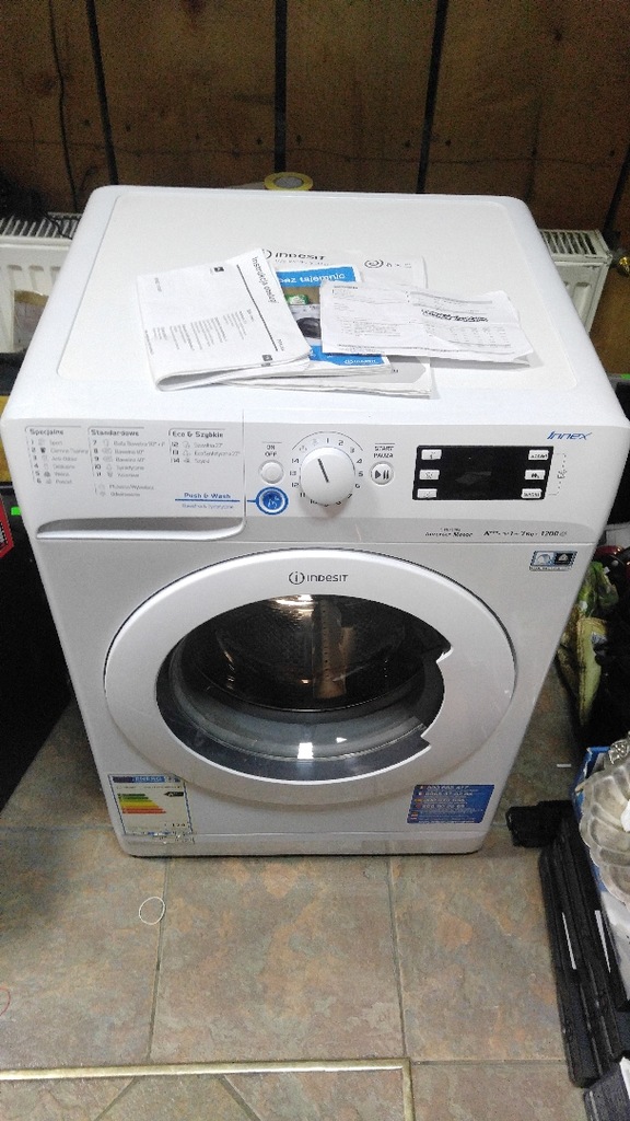 Pralka INDESIT XWE 71283,7kg,A+++,60cm,GW 06.2019