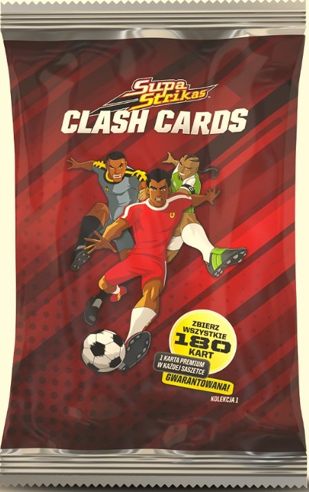 Supa Strikas Clash Cards 10 saszetek - 50 kart