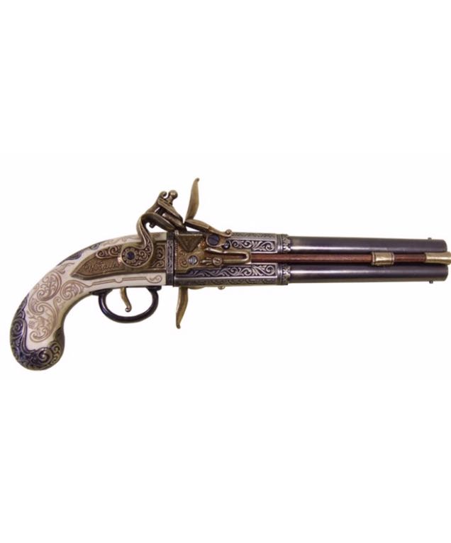 W.Bailes angielski dwulufowy pistolet bailes 1264