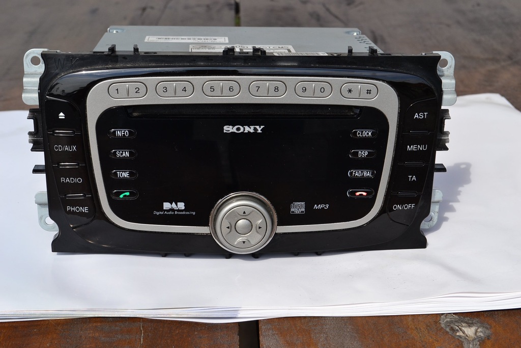 Radio Sony CD Ford Mondeo Kuga Focus S Max 7338168087