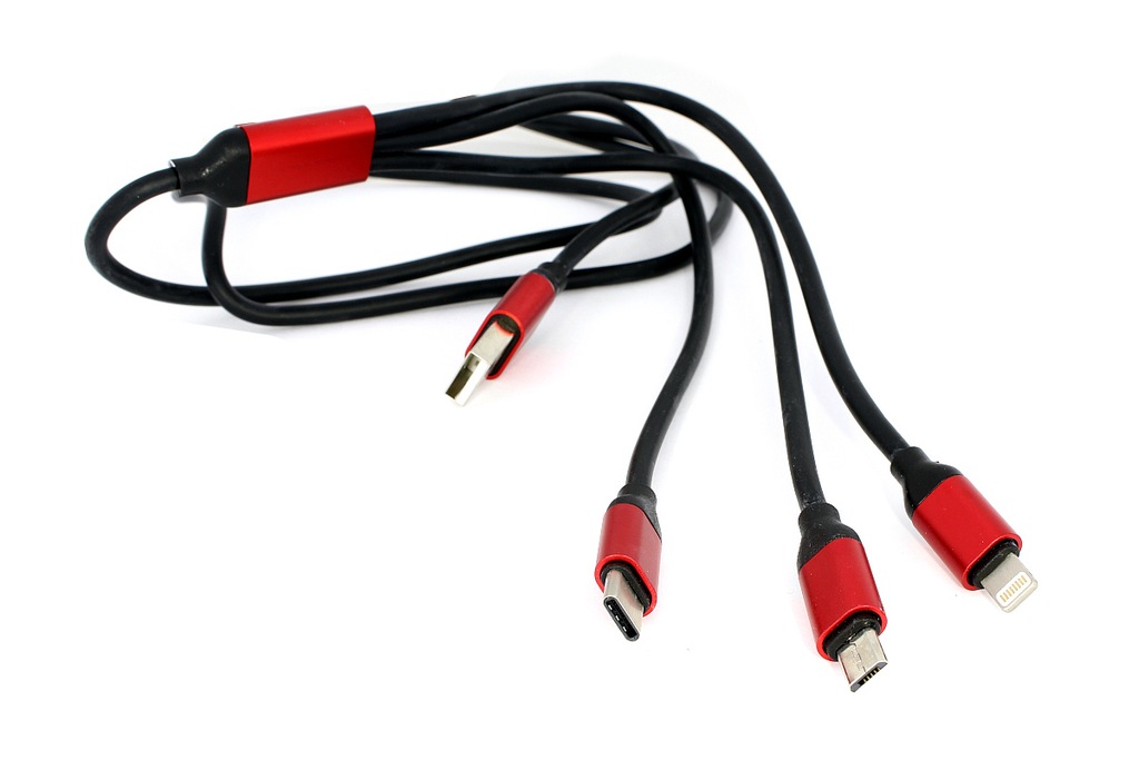 Kabel USB 3 w 1 - do ZTE Blade L5, L7