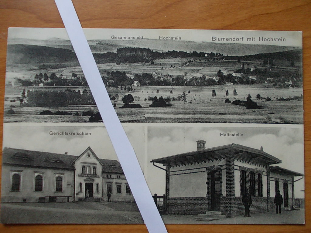 Kwieciszowice k. Mirsk panorama dworzec karczma