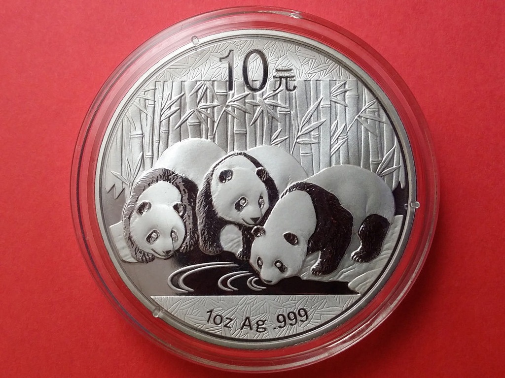 PANDA 2013 10 yuan - Uncja srebra AG999