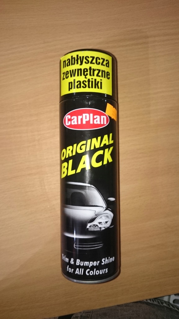 CARPLAN ORGINAL BLACK DO CZYSZCZENIA ELEM.PLASTIK