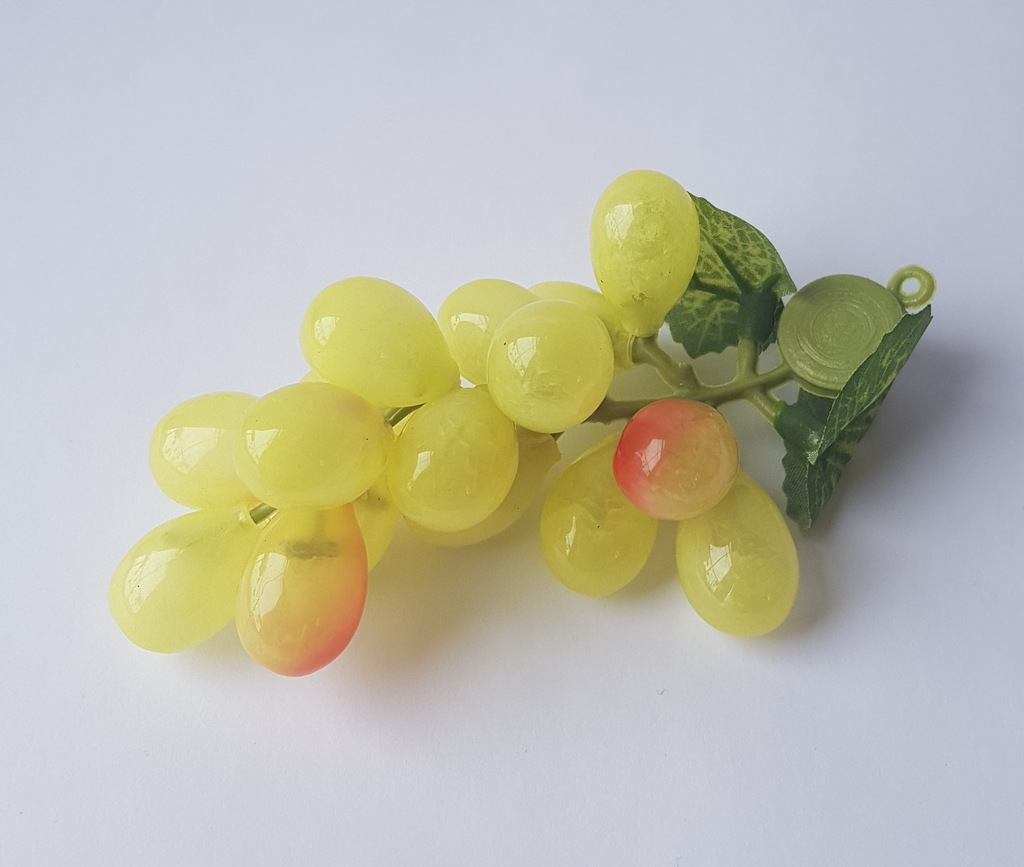 Winogrono sztuczne owoce winogrona 14cm zielone