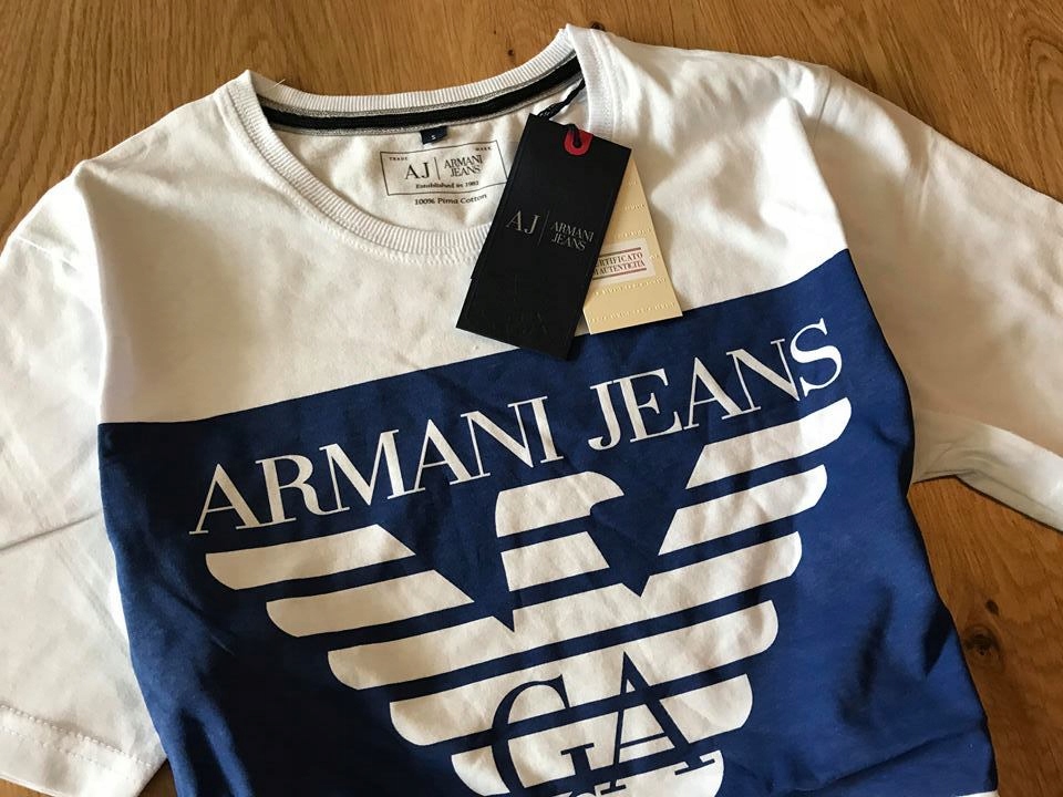 ARMANI EA7 Koszulka Rozmiar M T-Shirt EMPORIO - 7691580586 - oficjalne ...