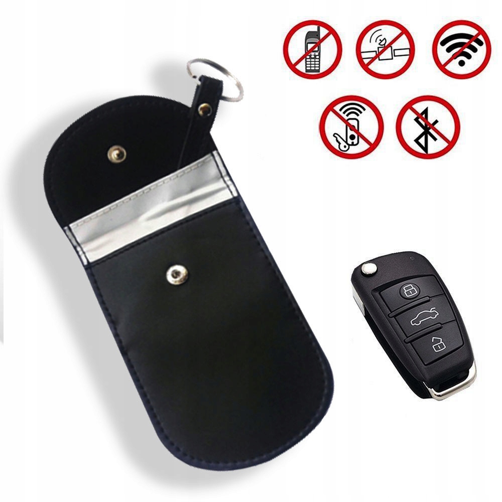 Etui pokrowiec na kluczyk kartę RFID anty-kradzież