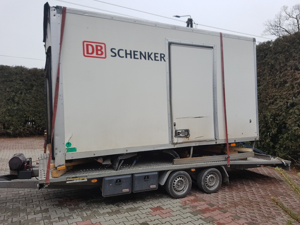 Kontener Izoterma, Zabudowa Iveco, magazyn 