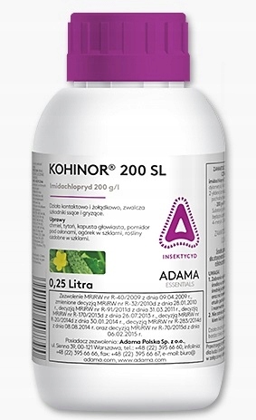 KOHINOR 200 SL 0,25 MĄCZLIK WCIORNASTEK CONFIDOR