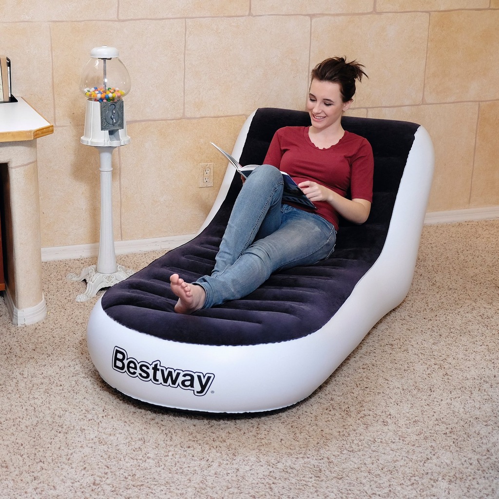 Надувной шезлонг bestway 75064 chaise sport lounger 165х84х79см