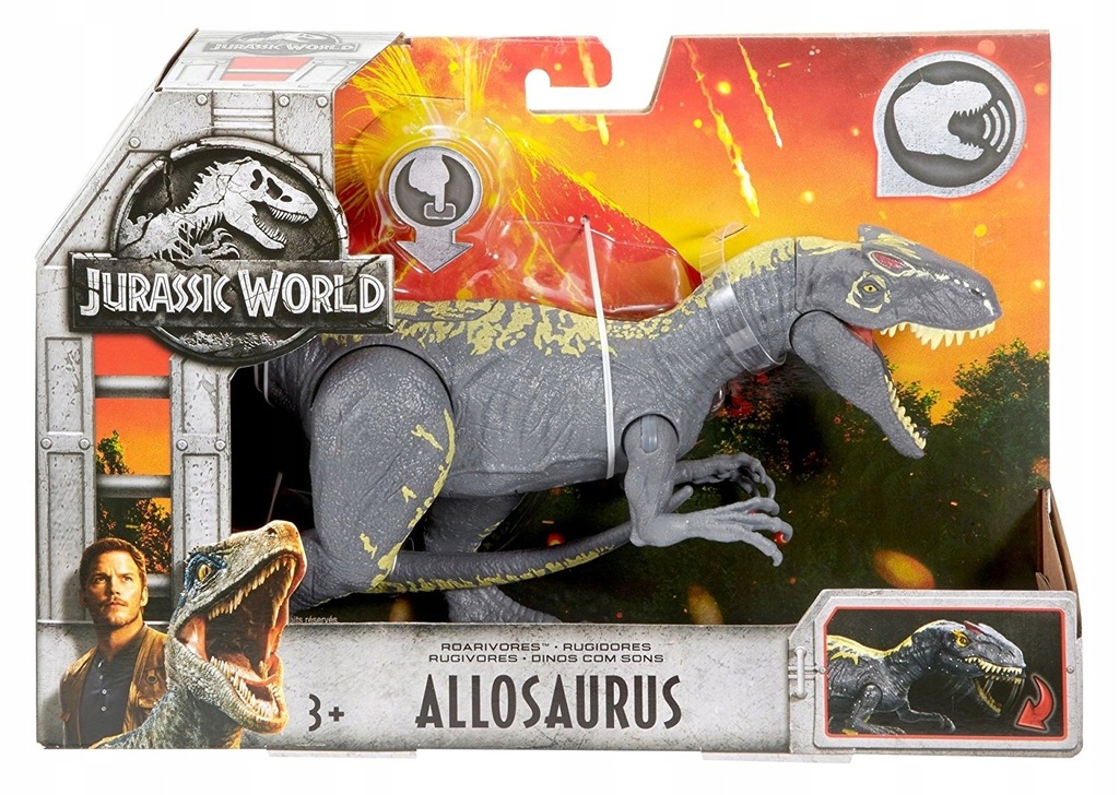 Jurassic World Allosaurus Dinozaur Mattel Fmm30 7533132295 Oficjalne Archiwum Allegro 