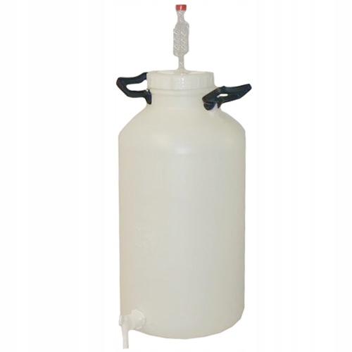 Pojemnik BECZKA 25l zacier piwo z kranem +rurka