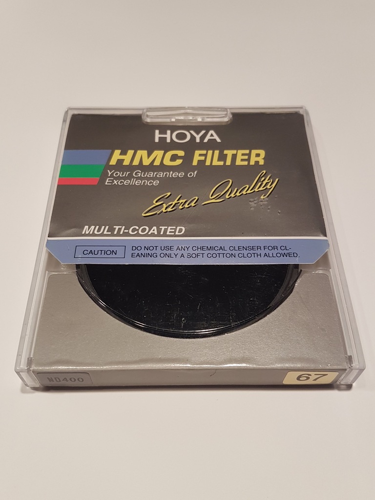 Filtr NDx400 ND400 neutralny szary HOYA HMC 67mm