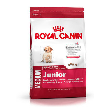 ROYAL CANIN Medium Junior 15 kg 15 X 1 kg + wiadro