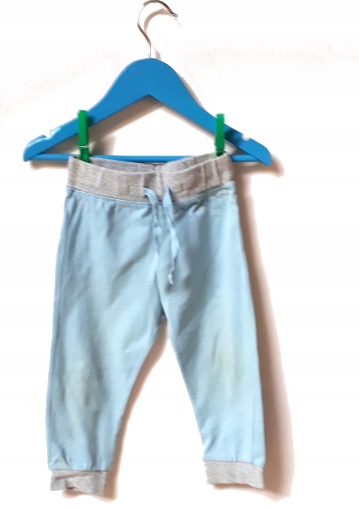 Endo spodnie 86 cm 12-18 m-cy niebieskie