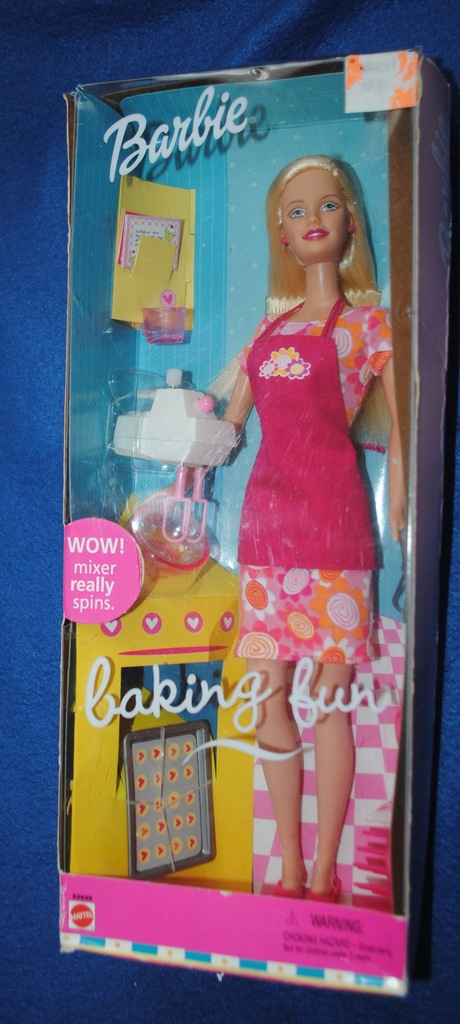 lalka BARBIE BAKING FUN 2001 mattel