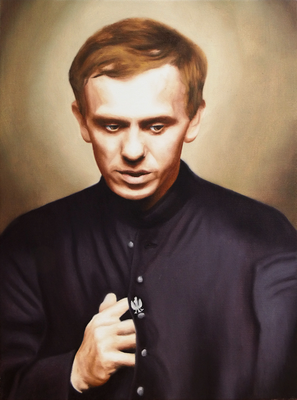 M.Szczepaniak - bł. ks. Jerzy Popiełuszko - obraz