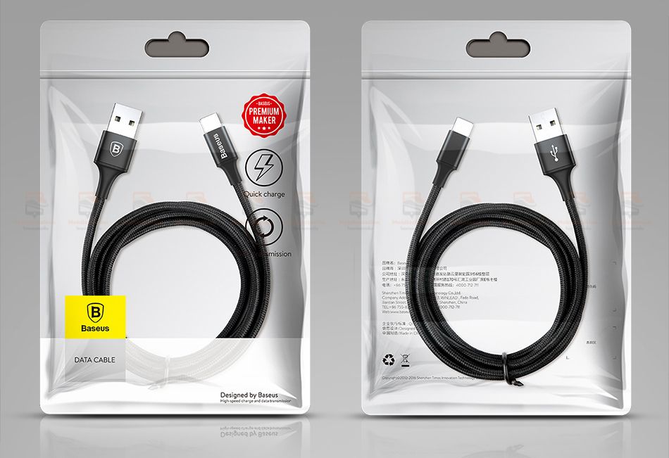 BASEUS KABEL LIGHTNING LED IPHONE CZARNY