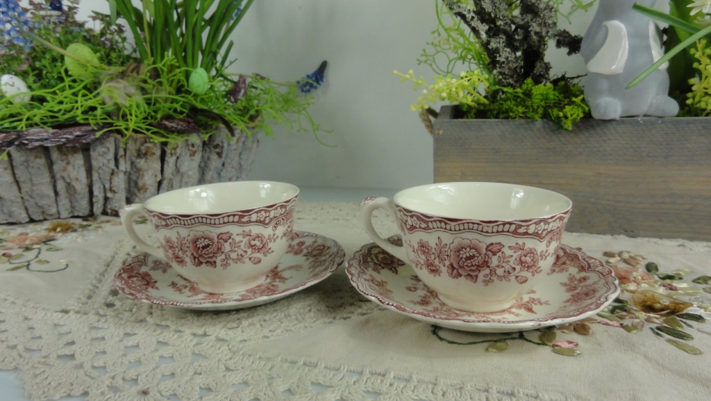 BRISTOL PORCELANA ANGIELSKA filiżanka ze spodkiem