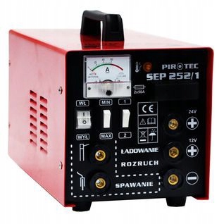 Spawarka + prostownik Pirotec SEP 252/1 12V 24V