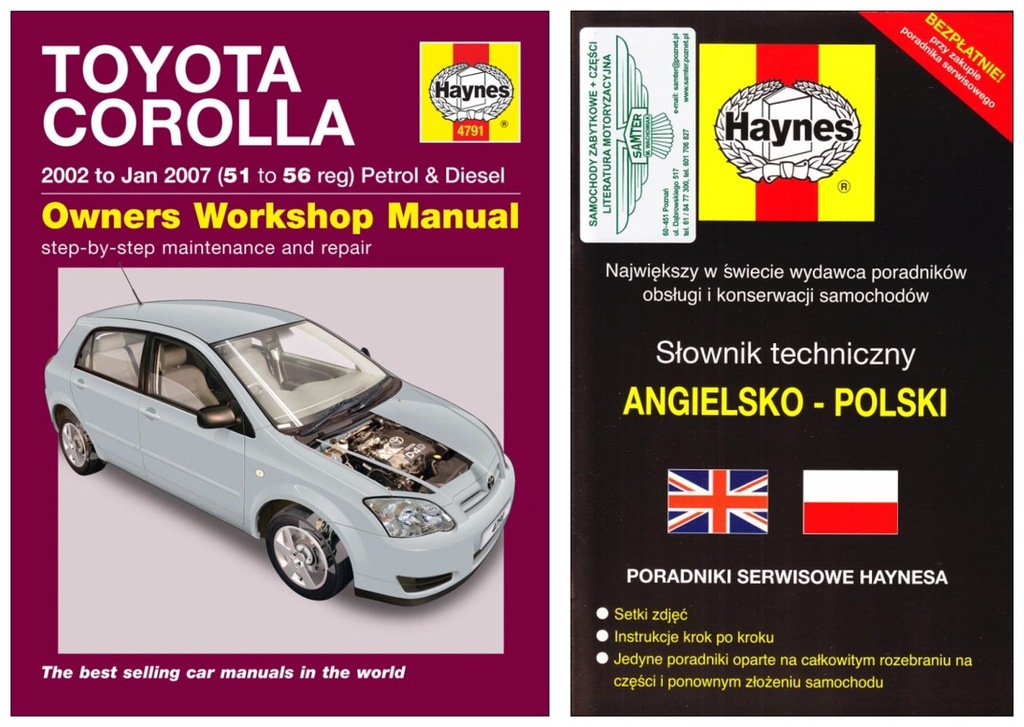 TOYOTA Corolla (20022007) instrukcja napraw 7338266850