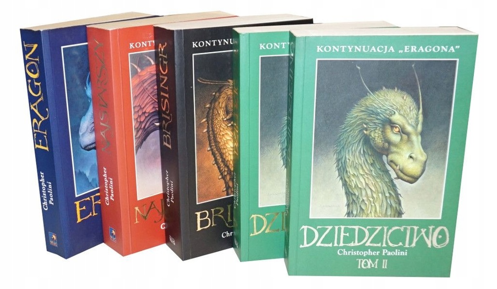 Eragon Paolini 1-6 książek Komplet