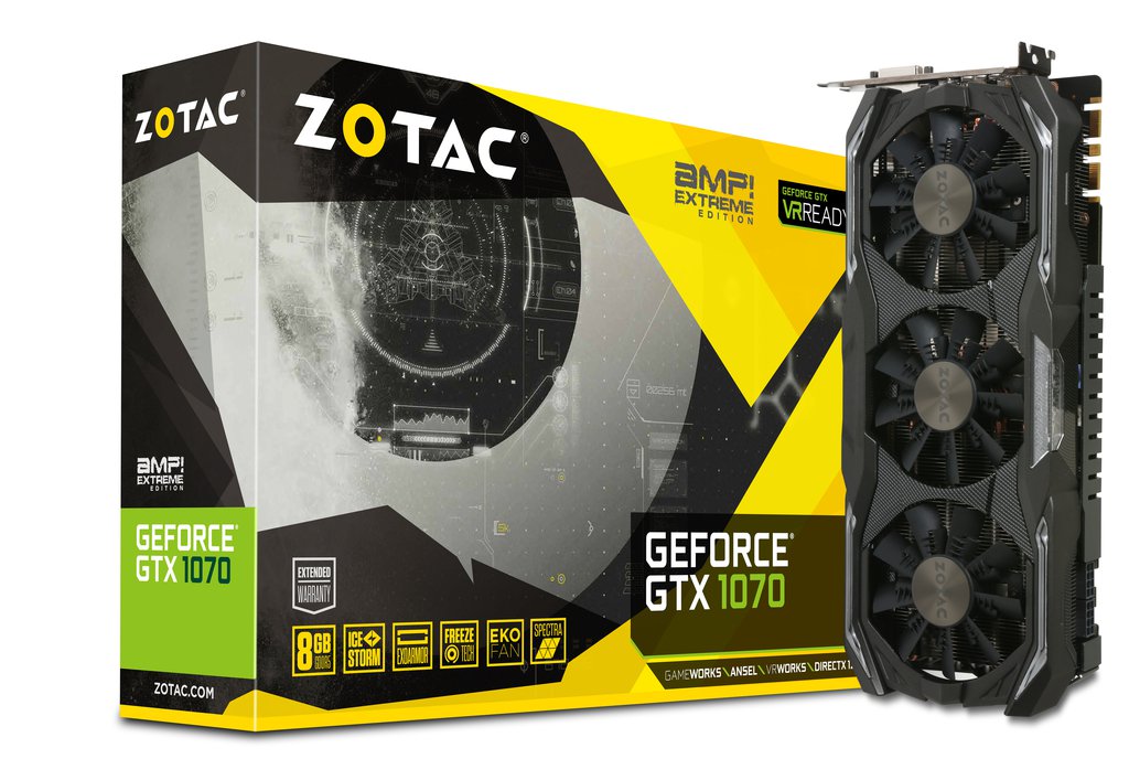 Karta graficzna Zotac GTX 1070 AMP Extreme 8GB