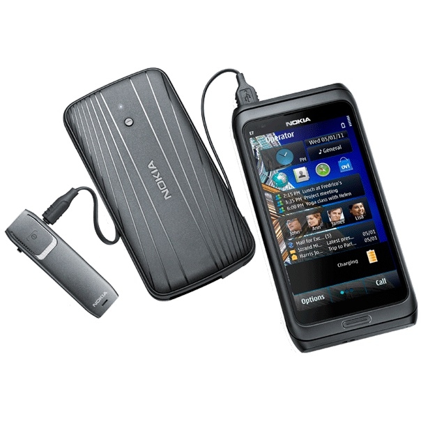 Ładowarka powerbank Nokia cienki bolec + micro USB