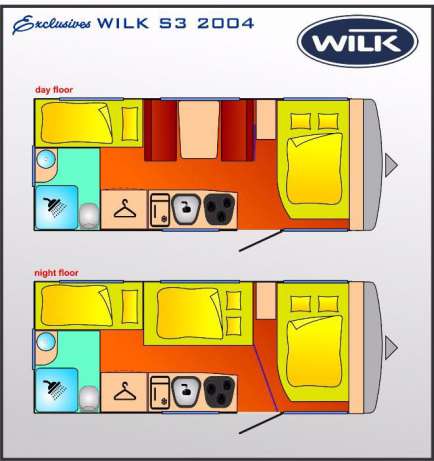 Przyczepa kempingowa Wilk S3 560 DM Full wypas !!!