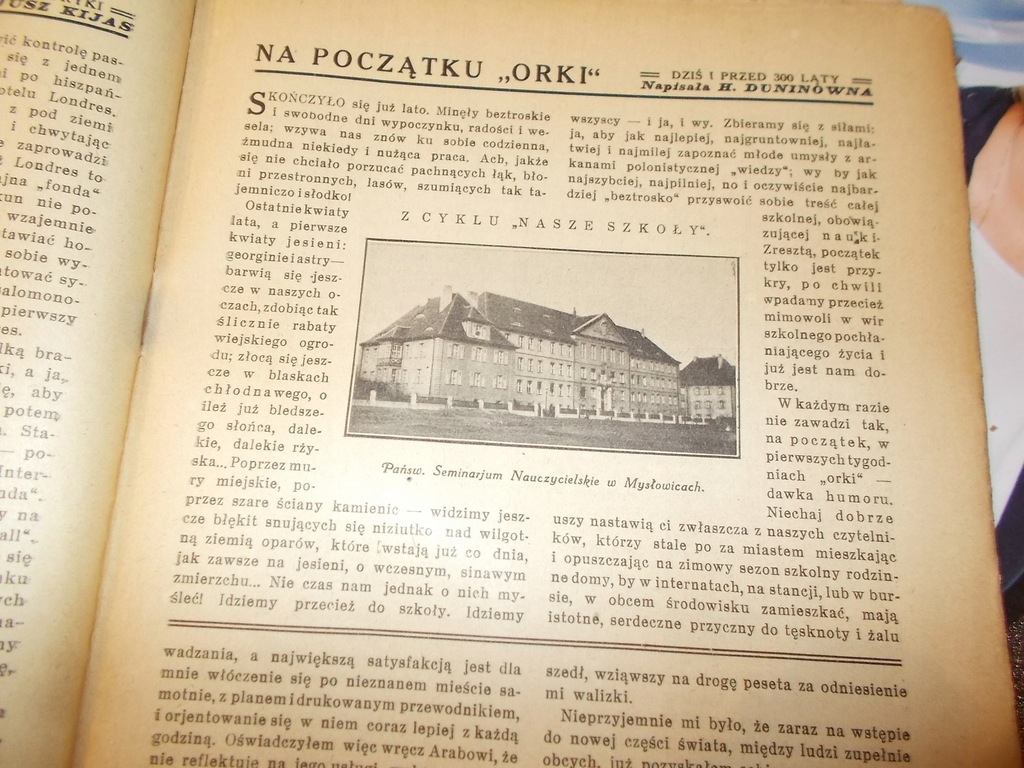 Iskry nr 37 1930 Stara Gazeta Szkoła Mysłowice