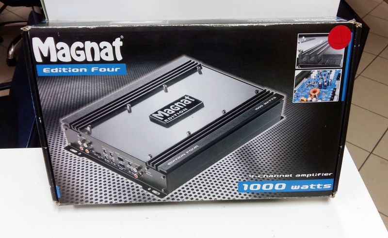 WZMACNIACZ SAMOCHODOWY MAGNAT EDITION FOUR 1000 W